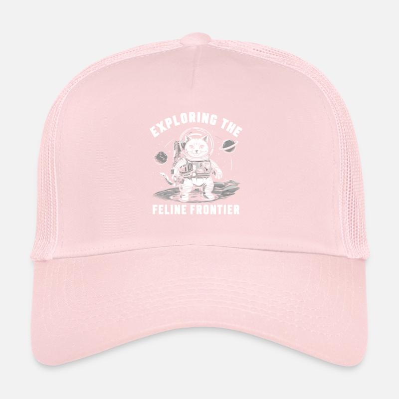 Cat, Astronaut, Astronomy, Outer Solar System Trucker Cap