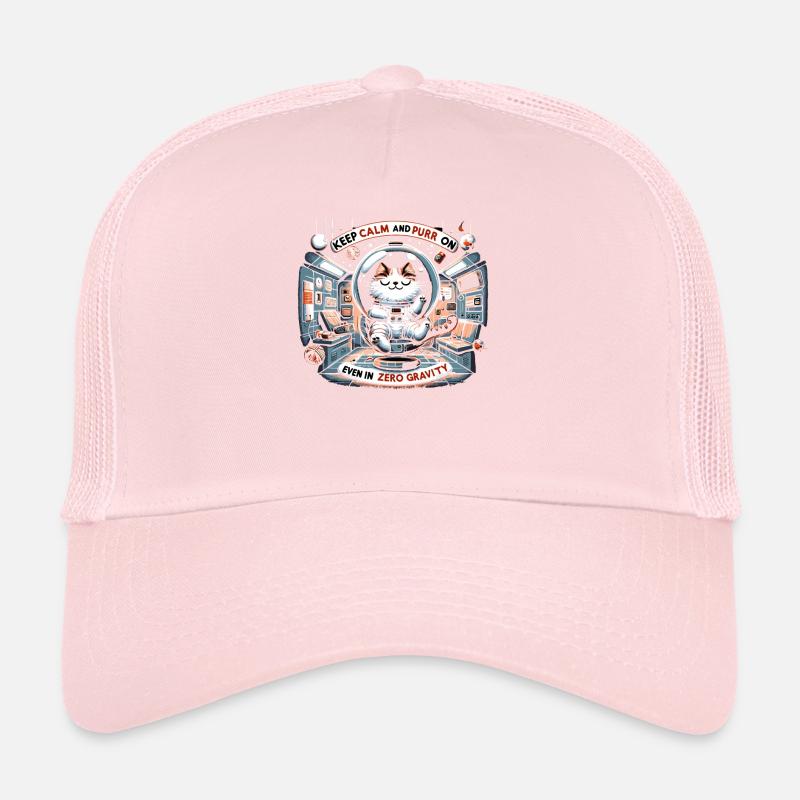 Cat, Astronaut, Astronomy, Outer Solar System Trucker Cap