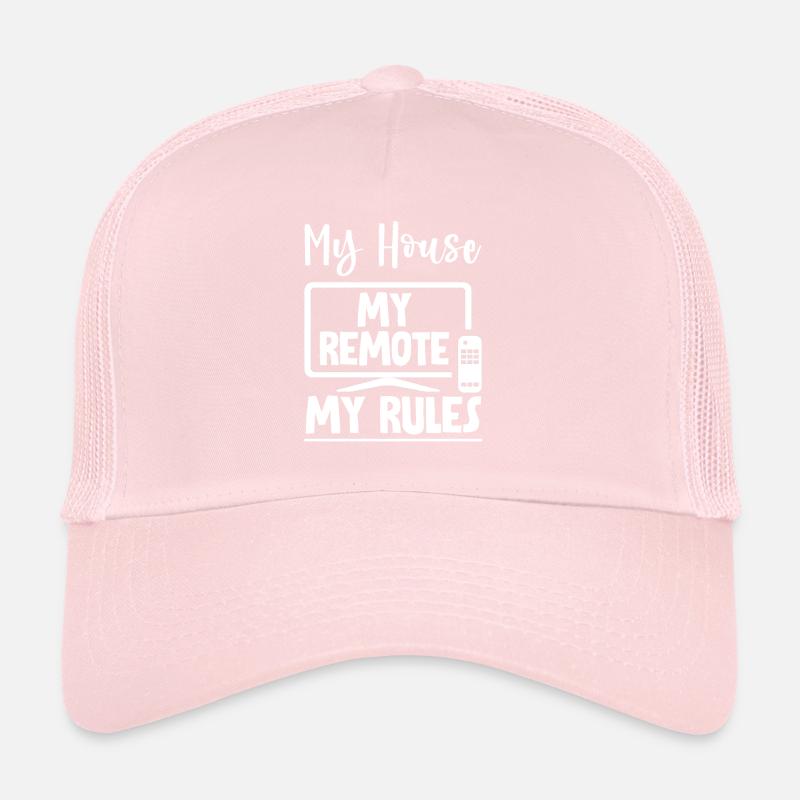 Ma maison Ma télécommande Mes règles 2 Casquette trucker 