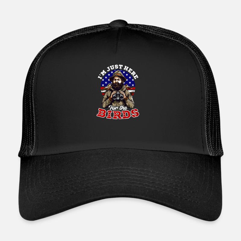 Birdwatcher Here For The Birds Trucker Cap