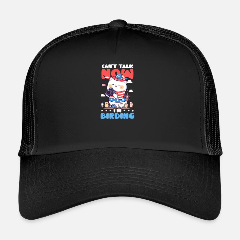 Birdwatcher Can't Talk I'm Birding Trucker Cap