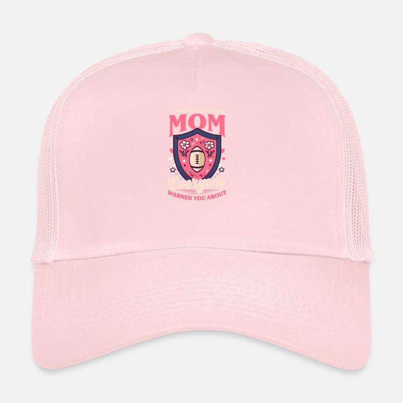 Fußball-Mama, verrückte Mama, gewarnt Trucker Cap