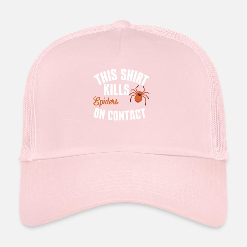 Sensibilisation à l’arachnophobie drôle, phobie des araignées Casquette trucker 