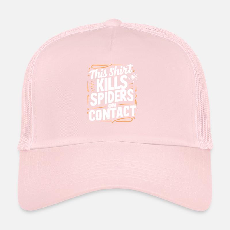 Funny Arachnophobia Awareness, Spider Phobia Trucker Cap