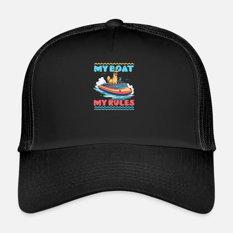 Navigation de plaisance Mon bateau Mes règles Casquette trucker 