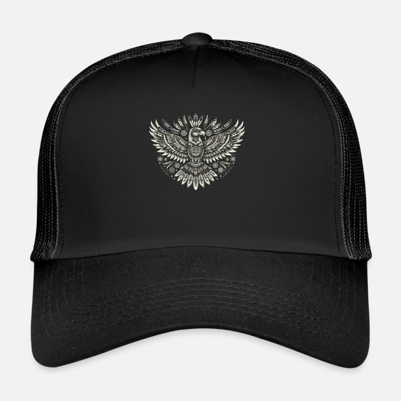 Petroglyph Rock Art Ancient Rock Drawing Indian Trucker Cap