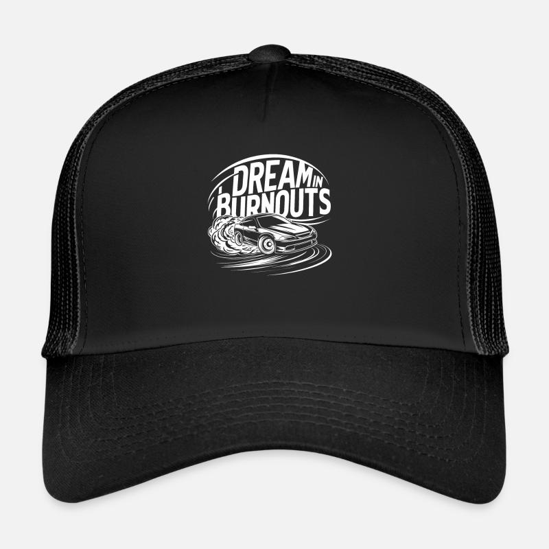 Course de drift automobile, dérive de sport automobile de voiture de course Casquette trucker 