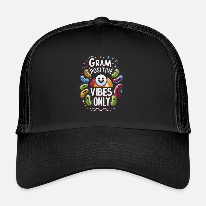Microbiologist Microbiology Lab Staph Biology - Trucker Cap - Schwarz/Schwarz