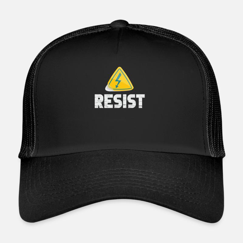 Resist Electrical Engineer Physicist Electrician Trucker Cap
