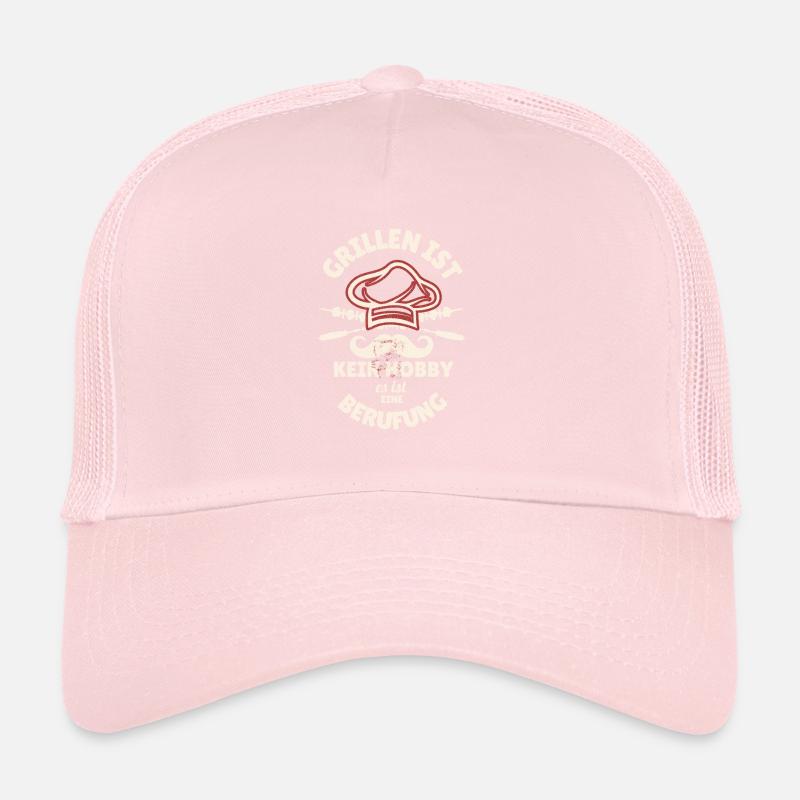 Barbecuing Is Not A Hobby It's A Calling Saying Trucker Cap