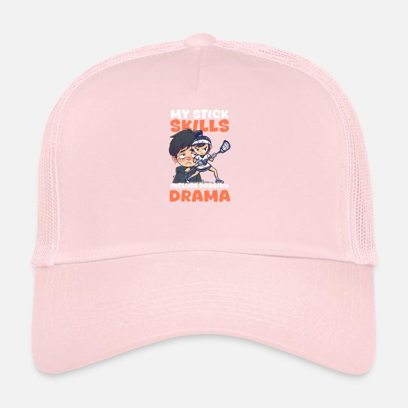 Lacrosse Mom My Stick Skills Include Dodging Drama Trucker Cap