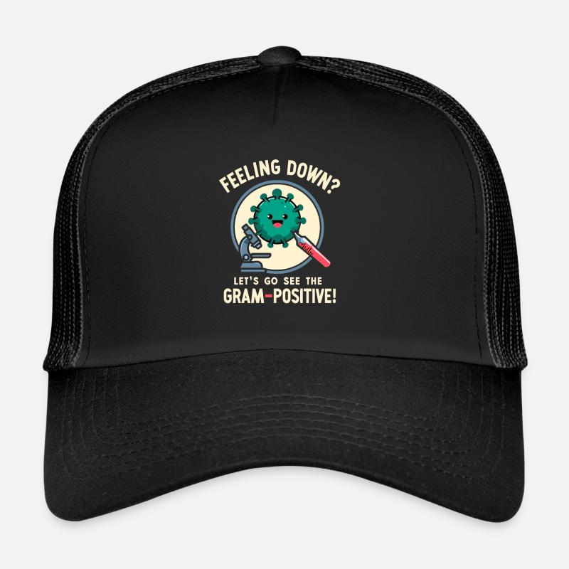 Microbiologiste Microbiologie Laboratoire Biologie des staphylocoques Casquette trucker 