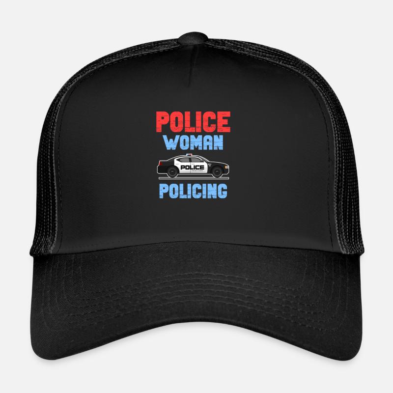 Policière, La policière policière, Casquette trucker 