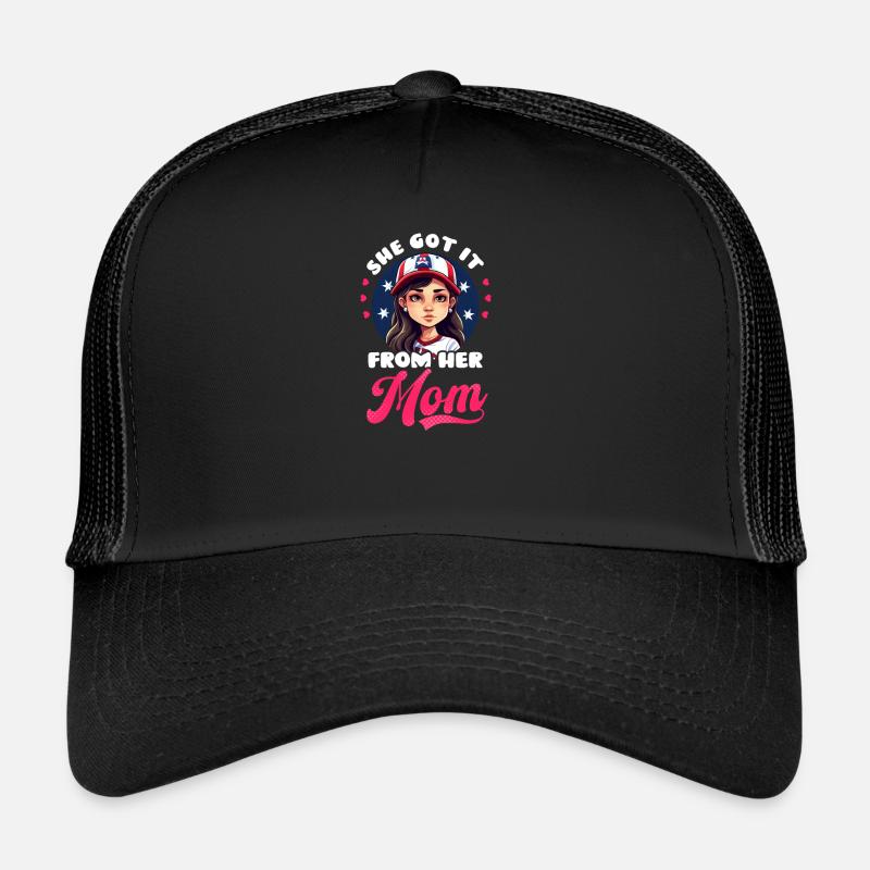 Baseball du 4 juillet : elle l’a reçu de sa mère Casquette trucker 