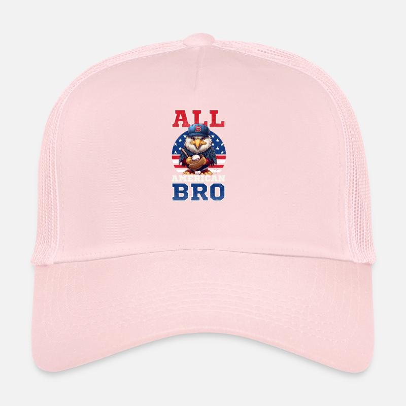 4. Juli Baseball All American Bro Eagle Trucker Cap