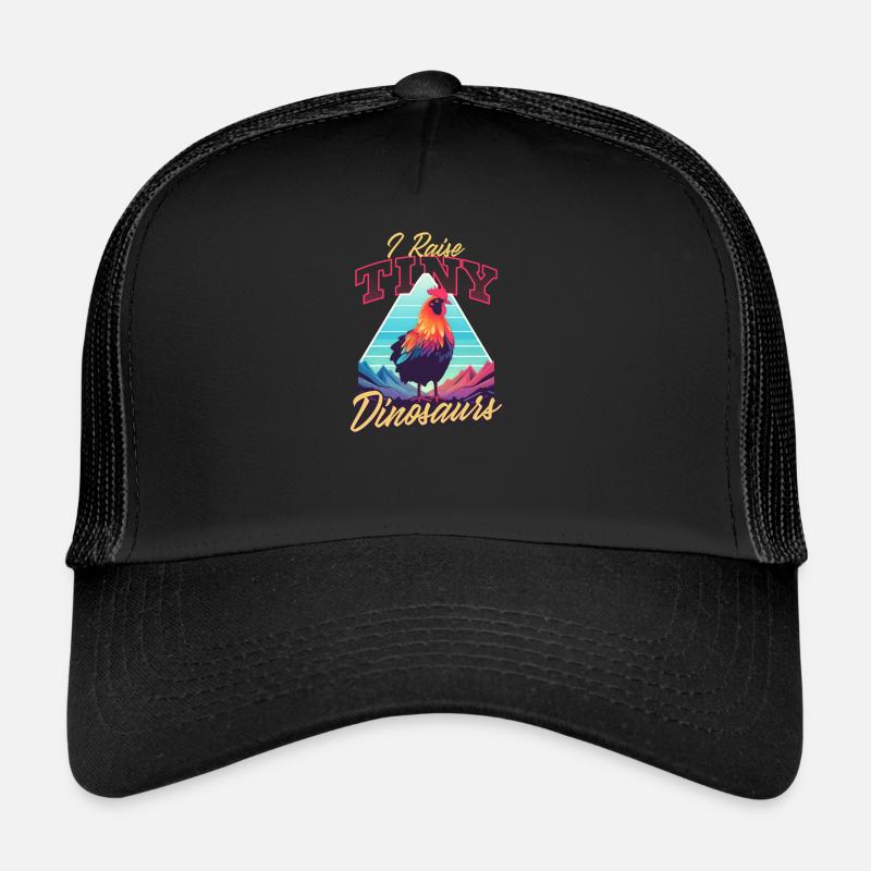 Chicken Farmer Raise Tiny Dinosaurs Trucker Cap