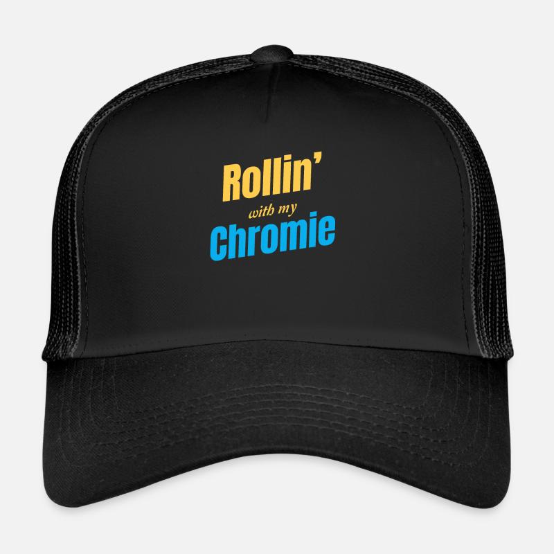 Rouler avec mon autisme trisomique Chromie Casquette trucker 