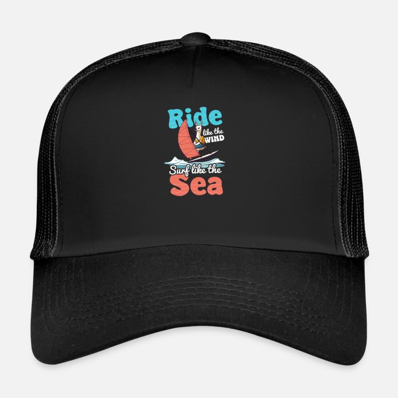 Planche à voile comme la planche à voile comme la mer Casquette trucker 
