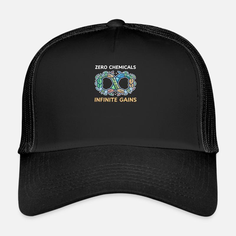 Schicker Bodybuilder Null Chemikalien, unendliche Gewinne Trucker Cap