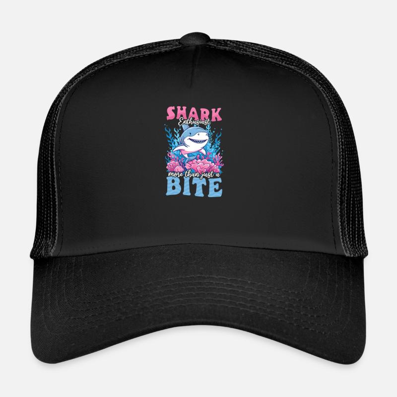 Biologiste amateur de requins : plus qu’une bouchée Casquette trucker 