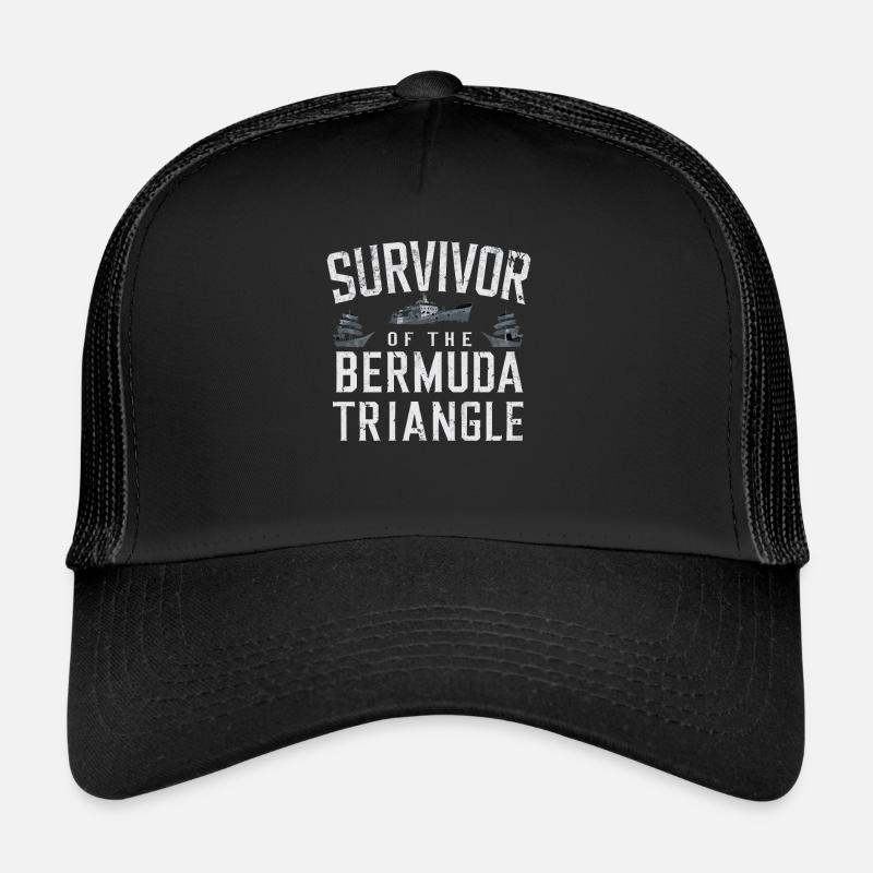 Mysterious disappearances in the Bermuda Triangle - Trucker Cap - black/black