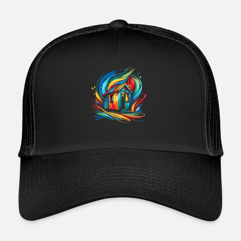 Rolling Tiny House Minimalistischer Lebensstil Trucker Cap