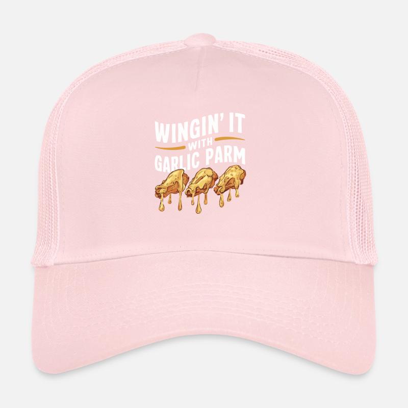 Ailes de poulet Aile de poulet cuit chaud Restauration rapide Casquette trucker 