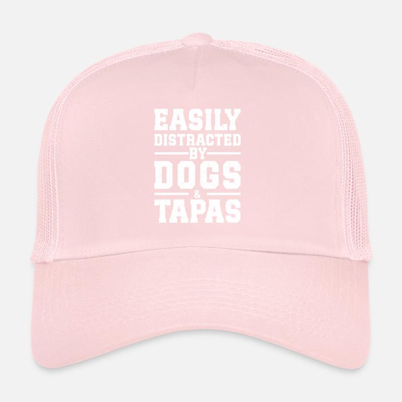 Easily Distracted By Dogs & Tapas Trucker Cap