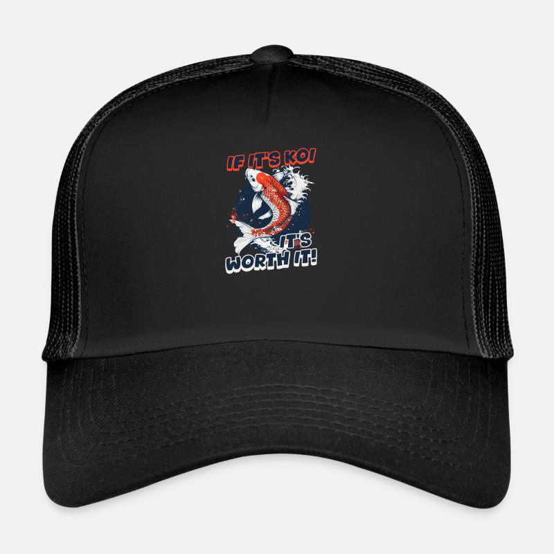Poisson koï Si c’est Koi, ça vaut le coup ! Casquette trucker 