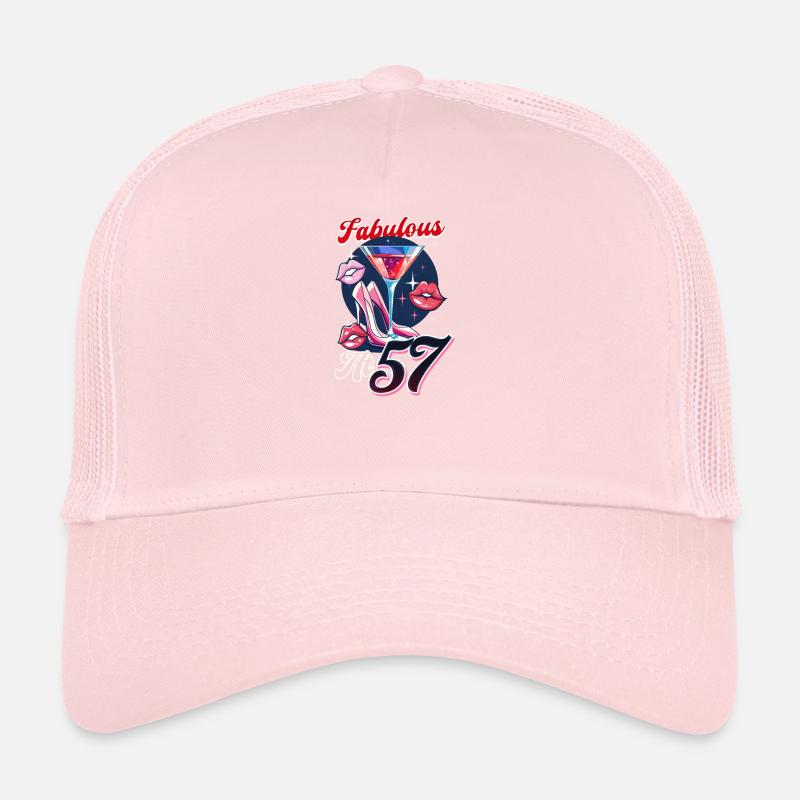 57e anniversaire Fabuleux à 57 ans Casquette trucker 