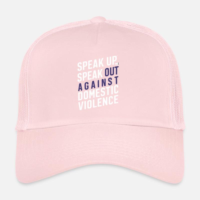 Sensibilisation à la violence conjugale Casquette trucker 