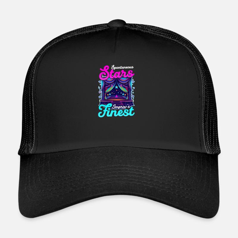 Improv Theatre Spontaneous Stars: Improv's Finest Trucker Cap