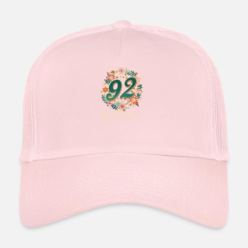 92e anniversaire 92 ans Casquette trucker 