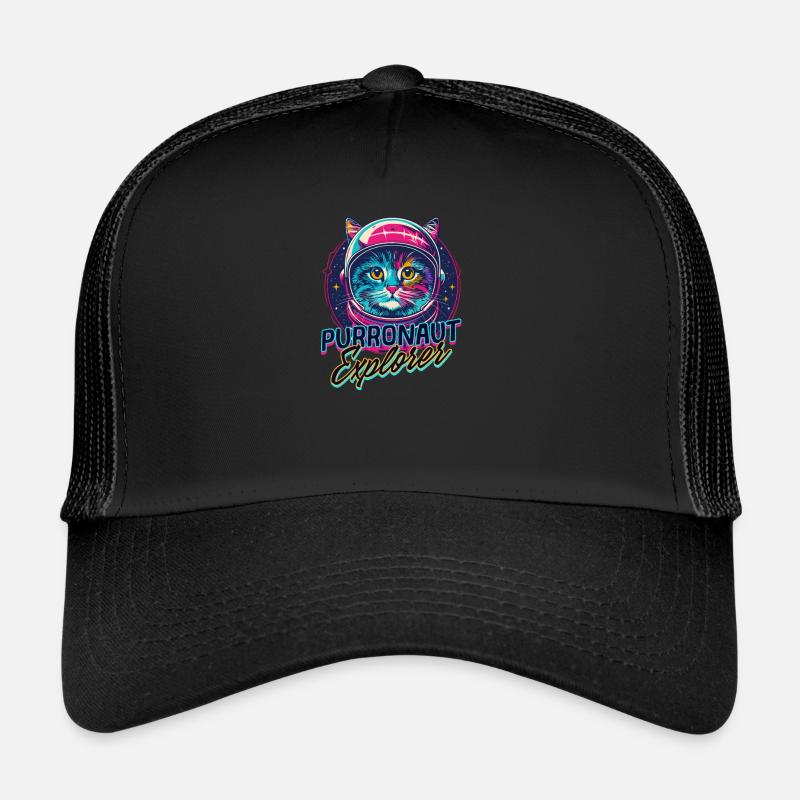Katze Astronaut Purronaut Explorer Trucker Cap