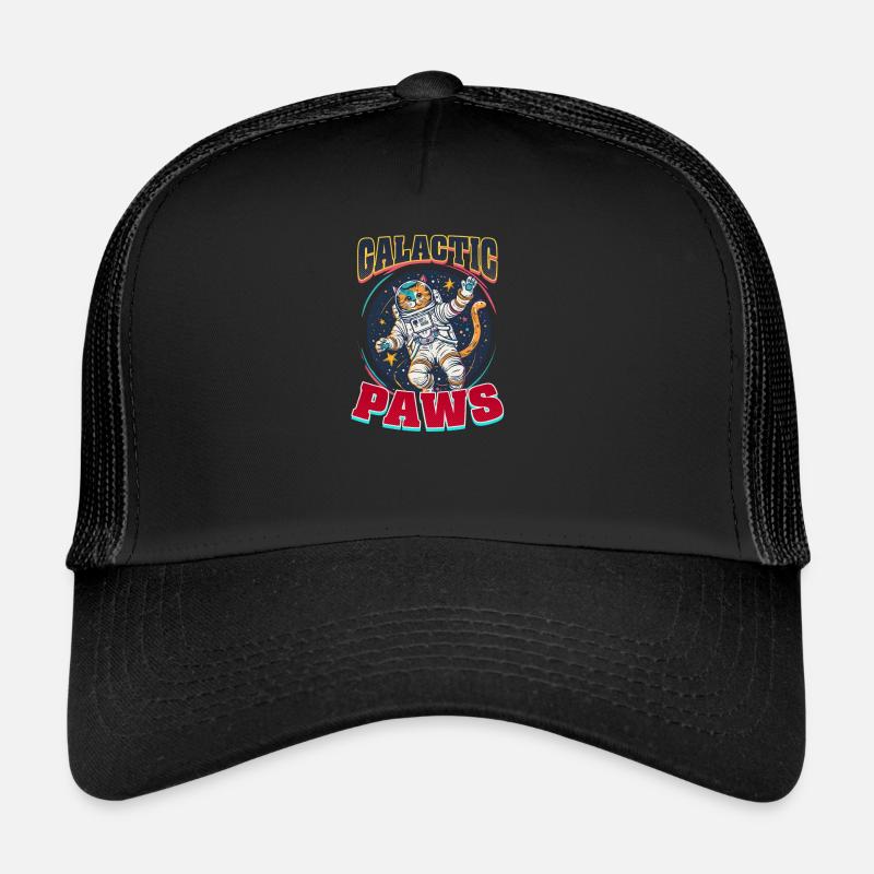 Chat astronaute Pattes Galactiques Casquette trucker 