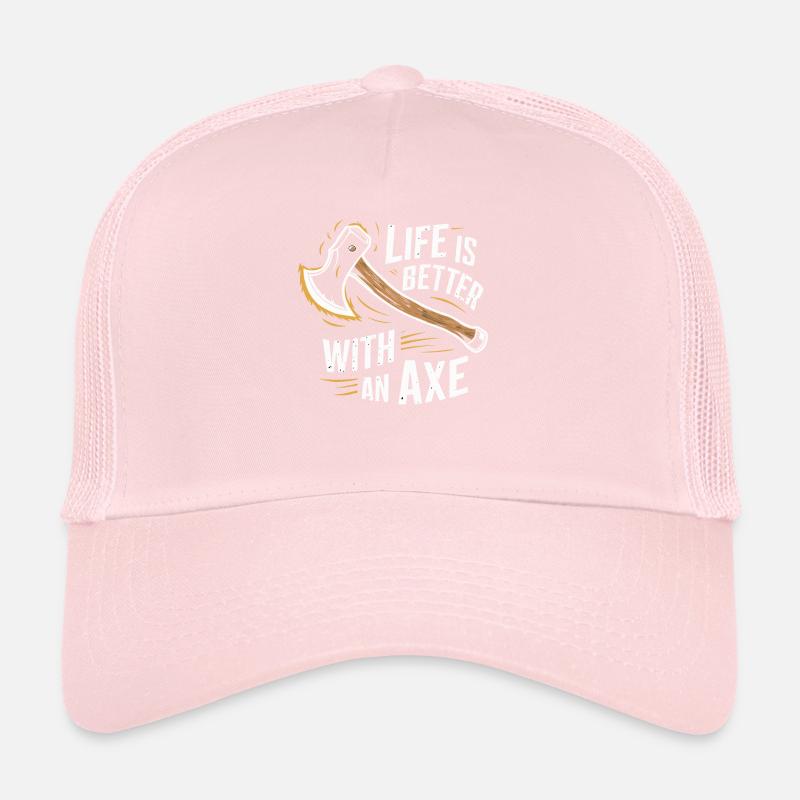 Masters of axe throwing for precise target practice Trucker Cap