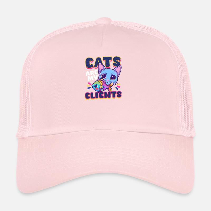 Les chats cat sitter sont mes clients Casquette trucker 