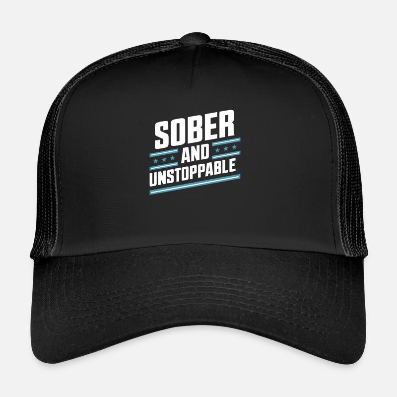 Rétablissement de la dépendance à l’alcool Sobriété AA Casquette trucker 