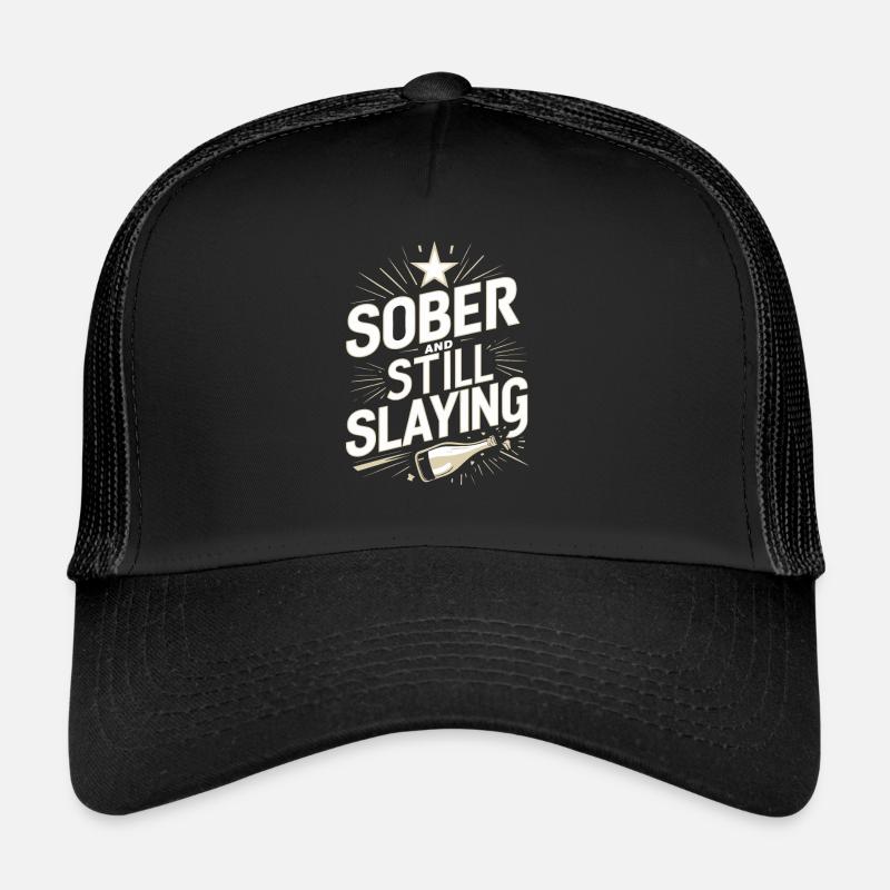 Rétablissement de la dépendance à l’alcool Sobriété AA Casquette trucker 
