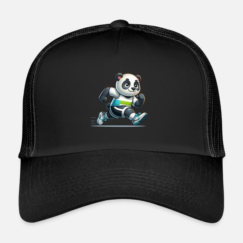 Mignon marathonien panda Casquette trucker 