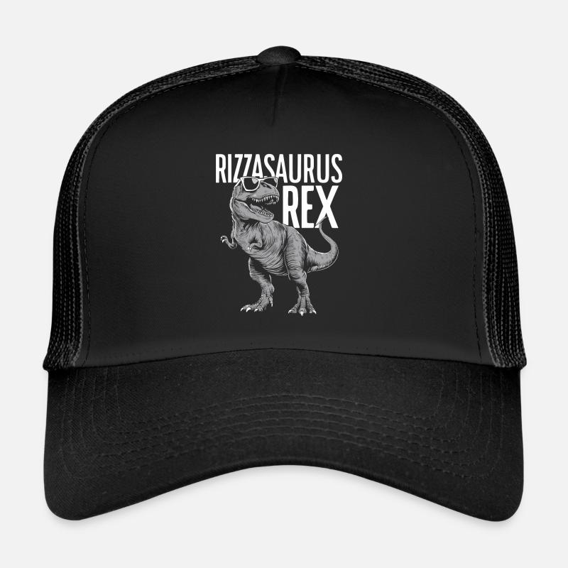 Rizzler Kultur Mit Dinosaurier Kunst Und T-Rex Trucker Cap