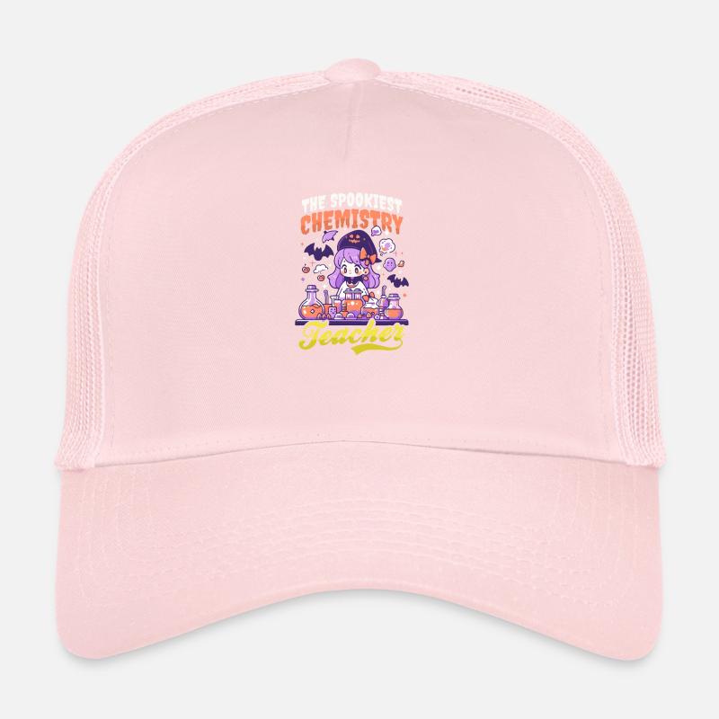 Professeur de chimie d’Halloween Professeur le plus effrayant Casquette trucker 