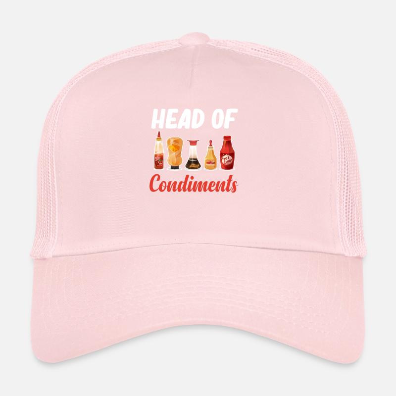 Tête De Condiments Drôle Moutarde Épicée Casquette trucker 