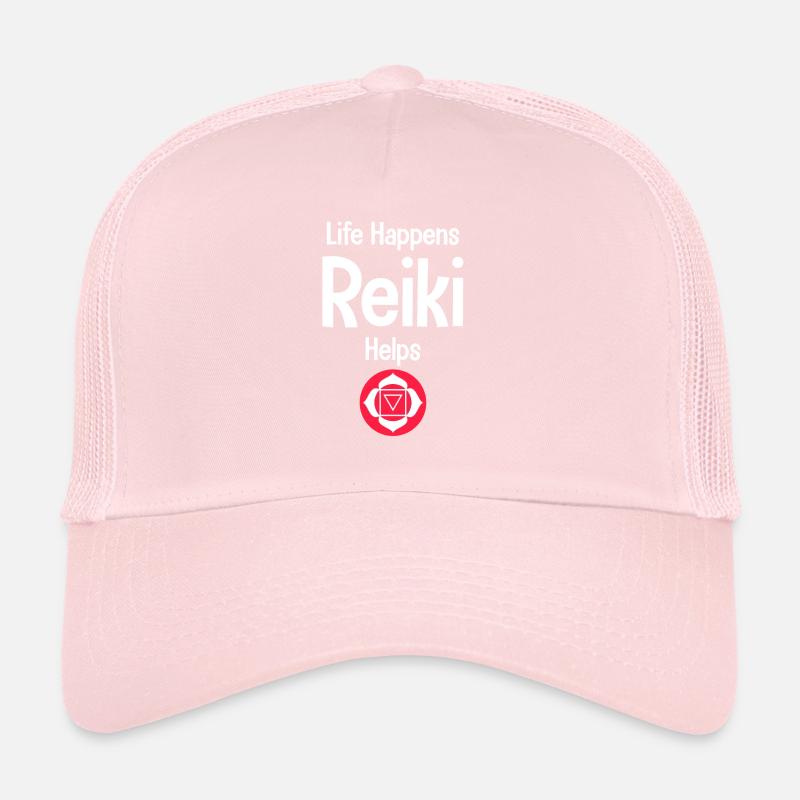 Life Happens Reiki helps with chakra healing. Trucker Cap