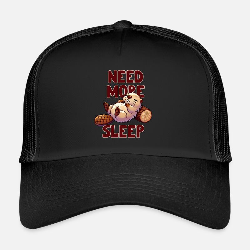 Besoin de plus de sommeil, castor mignon, plus drôle Casquette trucker 