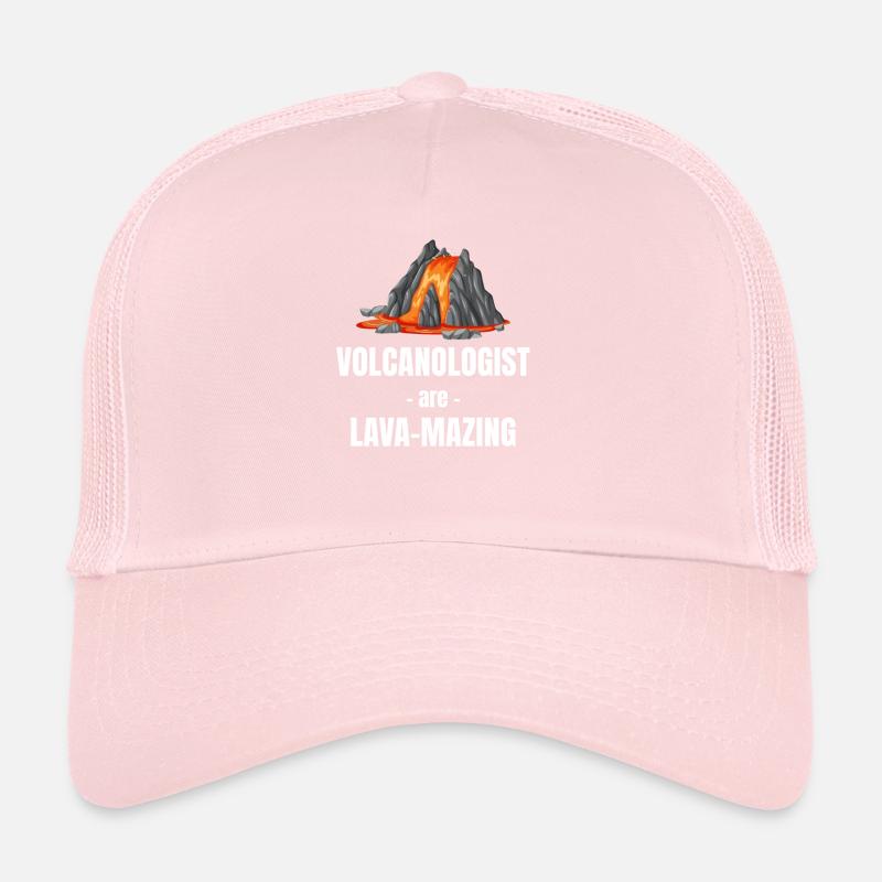 Vulkanologen Sind Lava-durchdringende Trucker Cap