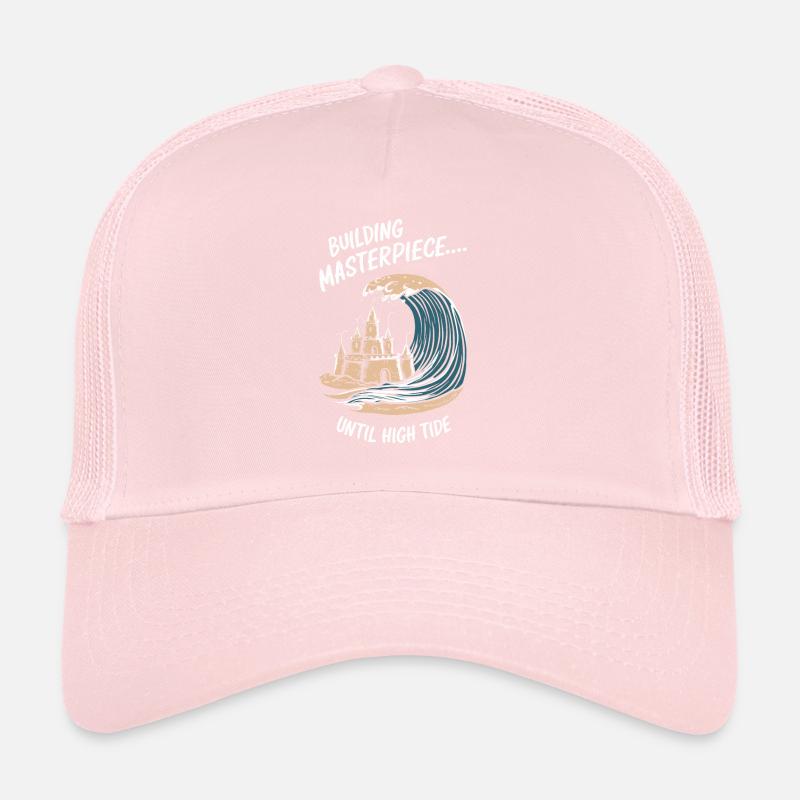 Art créatif des châteaux de sable sur la plage | Sculptures Casquette trucker 