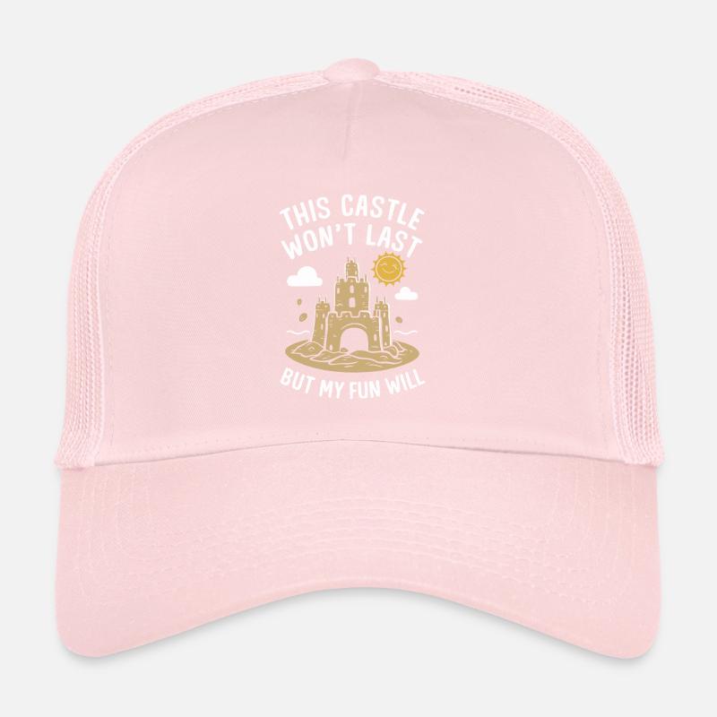 Art créatif des châteaux de sable sur la plage | Sculptures Casquette trucker 