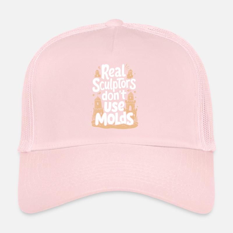 Art créatif des châteaux de sable sur la plage | Sculptures Casquette trucker 