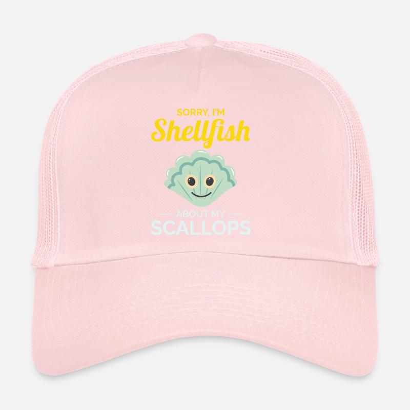 Pétoncles Coquillages Collector Beachcomber Crustacés Casquette trucker 